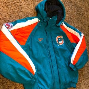 Retro Reebok Miami Dolphins Jacket